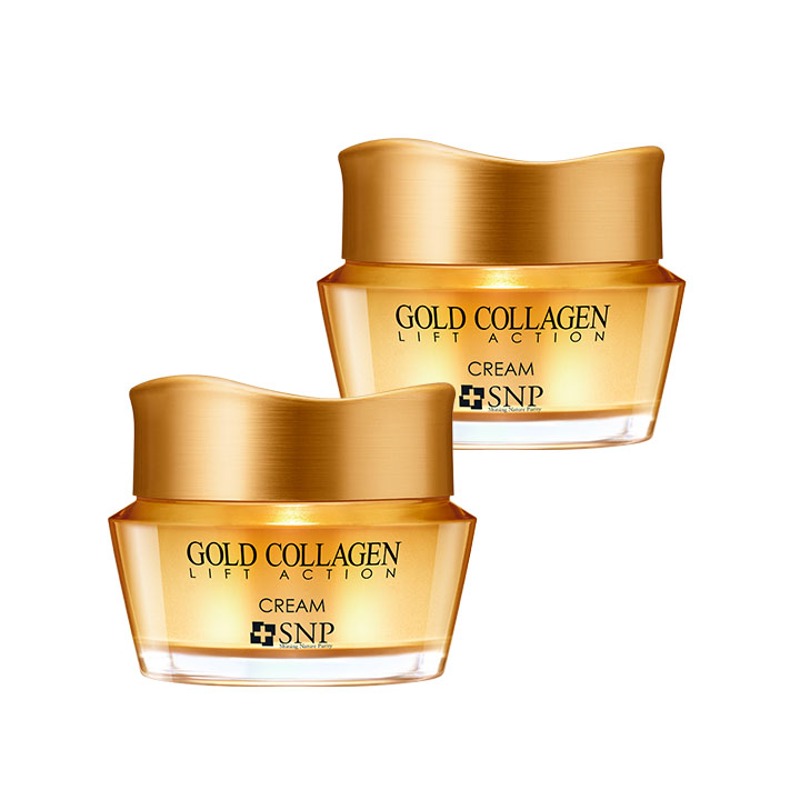 Gold Collagen Lift Action Cream 50ml *2ea] - 오늘의 빛나는 완성 Snp
